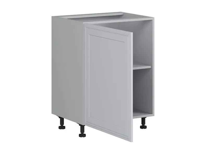 BRW Нижний кухонный шкаф Верди 60 см левый светло-серый матовый, греноловый серый/светло-серый матовый FL_D_60/82_L-SZG/JSZM фото №3