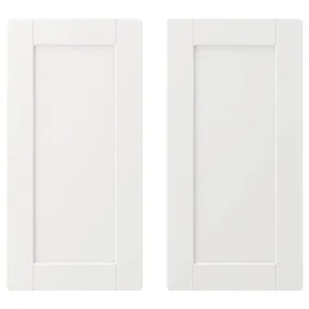 IKEA SMÅSTAD СМОСТАД, дверь, белая / белая рама, 30x60 см 204.342.38 фото