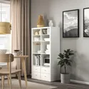 IKEA KALLAX КАЛЛАКС, стеллаж, с 4 выдвижными ящиками / с 2 вставками с полкой белый, 147x77 см 195.528.93 фото thumb №2