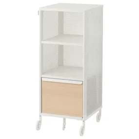 IKEA BEKANT БЕКАНТ, модуль для зберігання з кодовим зам, біла сітка, 41x101 см 392.868.98 фото