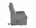 Розкладне крісло оксамитове SIGNAL LETO Velvet, Bluvel 14 - сірий фото thumb №7