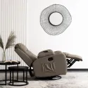 Масажне крісло MEBEL ELITE BOX, екошкіра: сірий фото thumb №8