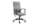 BRW Офисное кресло Vital из экокожи серого цвета OBR-VITAL_SZARY фото thumb №1