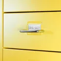 IKEA HELMER ХЕЛЬМЕР, тумба с ящиками на колесах, желтый, 28x69 см 105.819.27 фото thumb №4