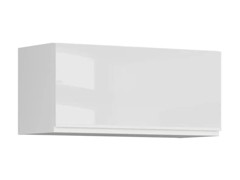 BRW Навесной кухонный шкаф Sole 80 см белый глянец, альпийский белый/глянцевый белый FH_GO_80/36_O-BAL/BIP фото №2