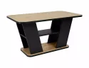 Журнальный столик деревянный SIGNAL PLATON, 90х50 см, дуб артизан / черный фото thumb №1