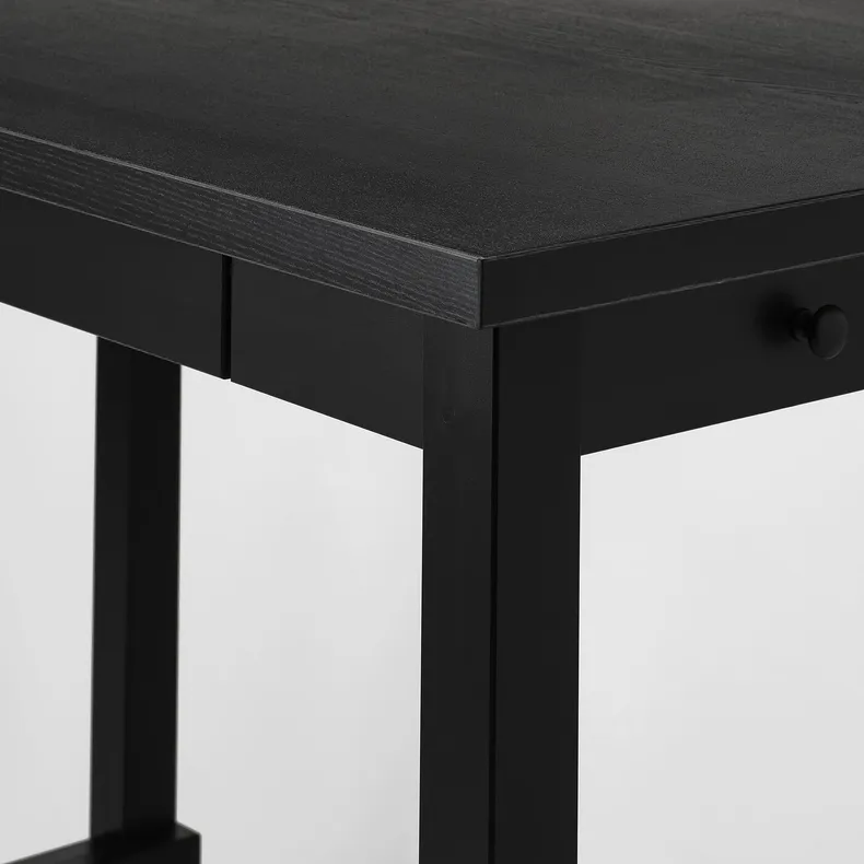 IKEA NORDVIKEN НОРДВІКЕН, барний стіл, чорний, 140x80x105 см 003.688.14 фото №5