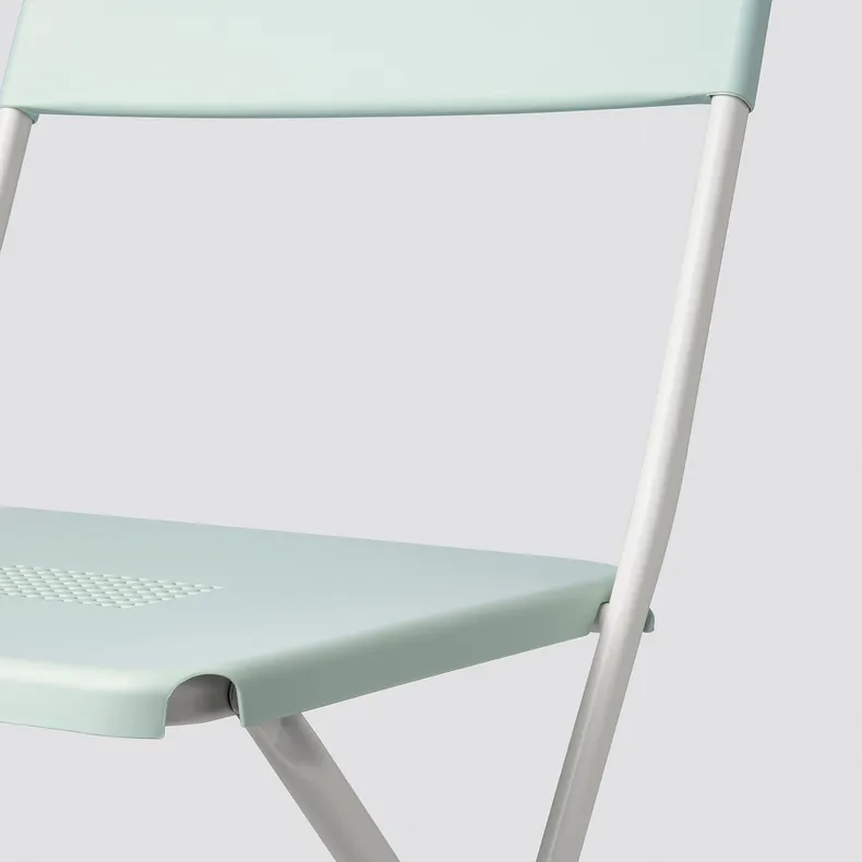 IKEA FEJAN ФЕЯН, стілець, вуличний, складний світло-зелений 705.319.96 фото №3