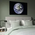 IKEA BJÖRKSTA БЬЙОРКСТА, картина з рамкою, планета Земля/чорний, 118x78 см 795.611.68 фото thumb №2
