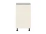 BRW Sole кухонный базовый шкаф 45 см левый глянец магнолия, альпийский белый/магнолия глянец FH_D_45/82_L-BAL/XRAL0909005 фото