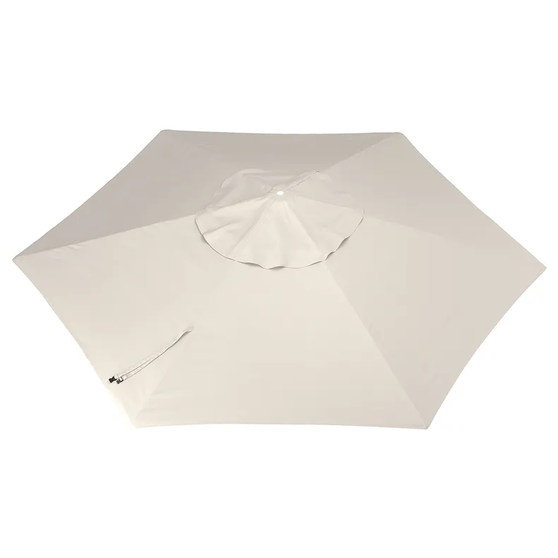 IKEA LINDÖJA ЛІНДОЯ, навіс для парасолі від сонця, світло-сірий бежевий, 300 см 105.320.22 фото №1