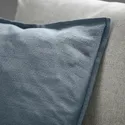 IKEA LAGERPOPPEL ЛАГЕРПОППЕЛ, чохол на подушку, синьо-сірий, 50x50 см 805.618.03 фото thumb №4