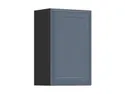 BRW Верхний кухонный шкаф Верди 40 см правый мистик матовый, черный/матовый FL_G_40/72_P-CA/MIM фото thumb №2