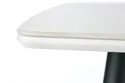 Кухонный стол HALMAR MARCO 120x70 см белый мрамор/черный фото thumb №7