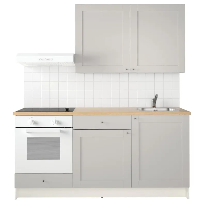 IKEA KNOXHULT КНОКСХУЛЬТ, кухня, серый, 180x61x220 см 791.804.42 фото №2