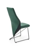 Кухонний стілець HALMAR K485 темно-зелений, чорний фото thumb №9