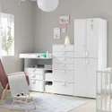 IKEA SMÅSTAD СМОСТАД / PLATSA ПЛАТСА, комбинация д / хранения, белый / с пеленальным столиком, 210x79x181 см 994.287.48 фото thumb №2