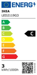 IKEA LUNNOM ЛУННОМ, LED лампа E27 470 лм, може бути тоноване / прозоре скло, 125 мм 105.393.68 фото thumb №5