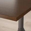 IKEA IDÅSEN ІДОСЕН, письмовий стіл, коричневий / темно-сірий, 120x70 см 492.810.27 фото thumb №3