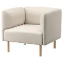 IKEA LILLEHEM ЛІЛЛЕХЕМ, крісло, ВІССЛЕ/бежевий деревина 494.703.20 фото thumb №1