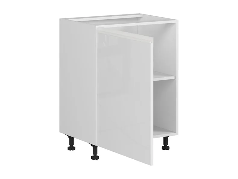 BRW Базовый шкаф для кухни Sole 60 см левый белый глянец, альпийский белый/глянцевый белый FH_D_60/82_L-BAL/BIP фото №3