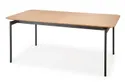 Кухонный стол HALMAR SMART 170-250x100 см дуб натуральный/черный фото thumb №11
