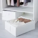 IKEA SKUBB СКУББ, коробка для зберігання, білий, 44x55x19 см 302.903.62 фото thumb №5
