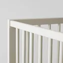 IKEA GULLIVER ГУЛЛІВЕР, ліжко для немовлят, білий, 60x120 см 102.485.19 фото thumb №7