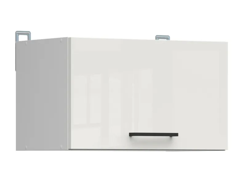 BRW Верхний кухонный шкаф Junona Line 60 см мел глянец, белый/мелкозернистый белый глянец GO/60/30-BI/KRP фото №2