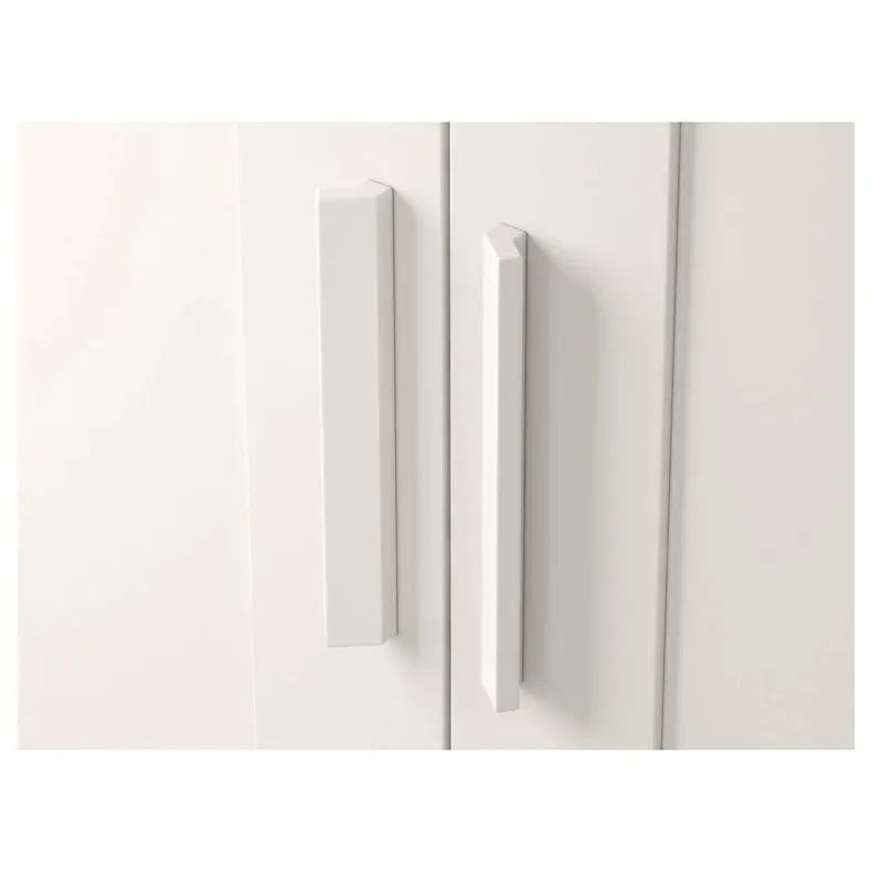 IKEA BRIMNES БРИМНЭС, шкаф платяной 2-дверный, белый, 78x190 см 404.004.78 фото №6