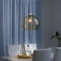 IKEA JAKOBSBYN ЯКОБСБЮН, абажур для подвесн светильника, затемненный, 30 см 503.330.49 фото thumb №2