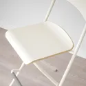 IKEA FRANKLIN ФРАНКЛІН, барний стілець зі спинкою, складан, білий/білий, 63 см 704.048.75 фото thumb №8