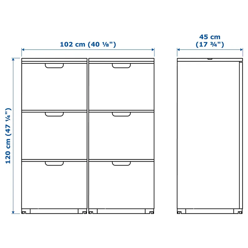 IKEA GALANT ГАЛАНТ, комбинация д / хранен с внутр оснащен, Шпон ясеня, окрашенный в черный цвет, 102x120 см 693.040.99 фото №5