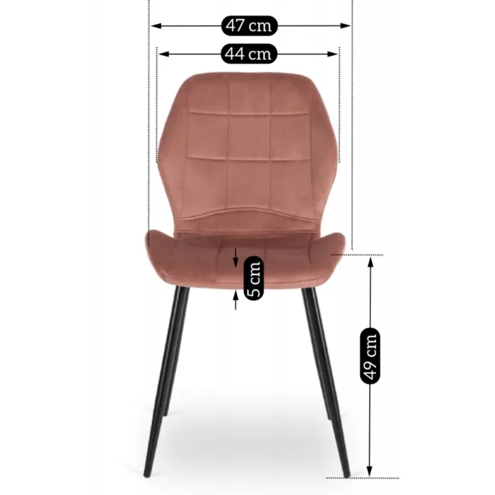 MEBEL ELITE Розовое велюровое кресло IRYS фото №9