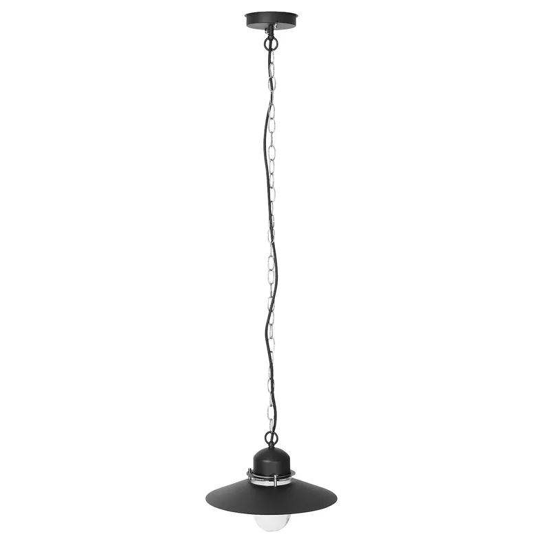 IKEA UPPLID УПЛИД, подвесной светильник, внешний черный, 32 см 805.559.96 фото №1