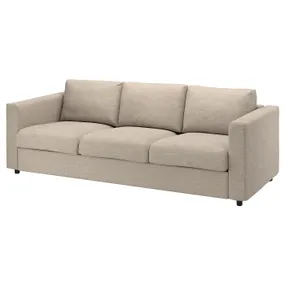 IKEA VIMLE ВІМЛЕ, 3-місний диван, Горбистий бежевий 594.342.80 фото