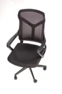 Крісло комп'ютерне офісне обертове HALMAR SANTO, чорне фото thumb №9