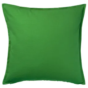 IKEA GURLI ГУРЛІ, чохол на подушку, яскраво-зелений, 50x50 см 605.541.20 фото