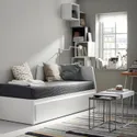 IKEA FLEKKE ФЛЕККЕ, каркас кровати-кушетки с 2 ящиками, белый, 80x200 см 003.201.34 фото thumb №4