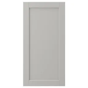 IKEA LERHYTTAN ЛЕРХЮТТАН, дверцята, світло-сірий, 40x80 см 904.614.88 фото