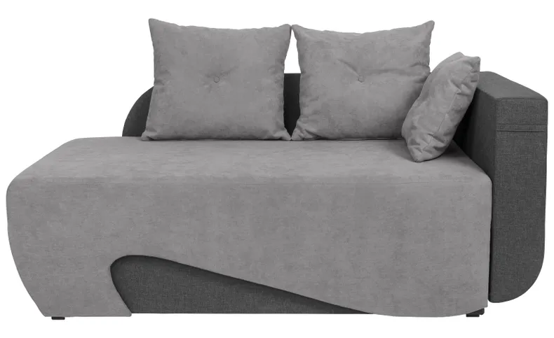 BRW Двуспальный диван-кровать Cerro с ящиком для хранения серый, Соро 90 серый/Савана 05 серый SO2-CERRO-LX_1DL_P-G2_BAE015 фото №1