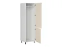 Шафа кухонна для вбудованого холодильника BRW Sole 60 см правий глянець магнолія, альпійський білий/магнолія глянець FH_DL_60/207_P/P-BAL/XRAL0909005 фото thumb №3