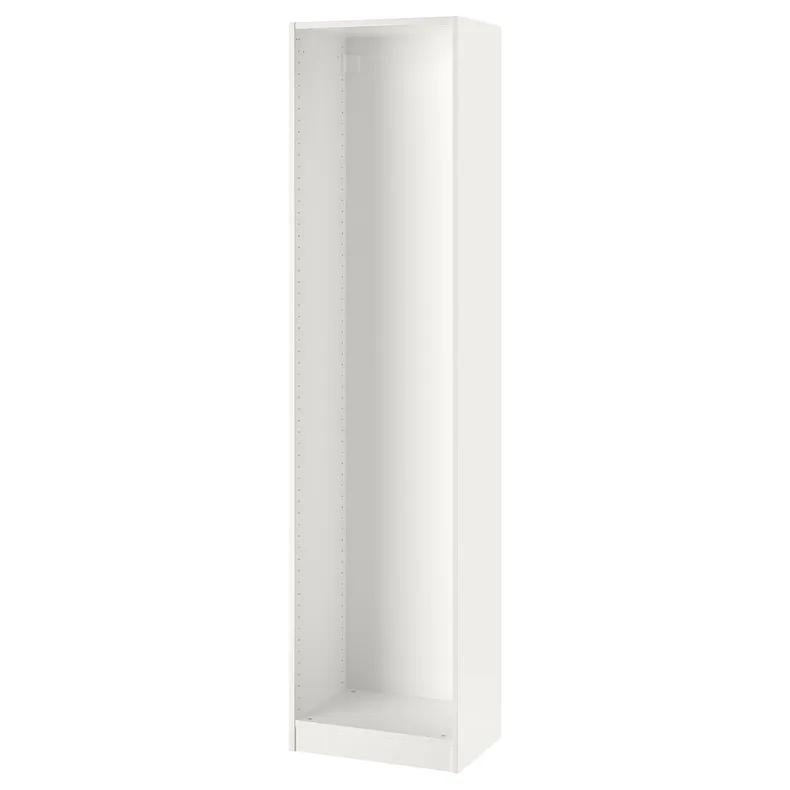 IKEA PAX ПАКС, каркас гардероба, білий, 50x35x201 см 602.145.69 фото №1