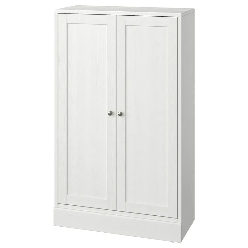 IKEA HAVSTA ХАВСТА, шафа з цоколем, білий, 81x37x134 см 295.346.67 фото №1