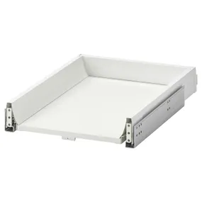 IKEA EXCEPTIONELL ЭКСЕПТИОНЕЛЛЬ, низкий ящик с нажимным механизмом, белый, 40x60 см 504.478.14 фото