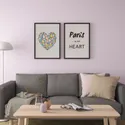 IKEA BILD БІЛЬД, постер, З любов'ю, Париж, 50x70 см 604.468.52 фото thumb №2