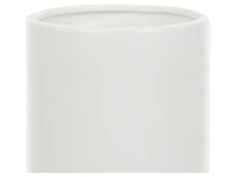 BRW керамічна ваза-циліндр біла 091702 фото №3