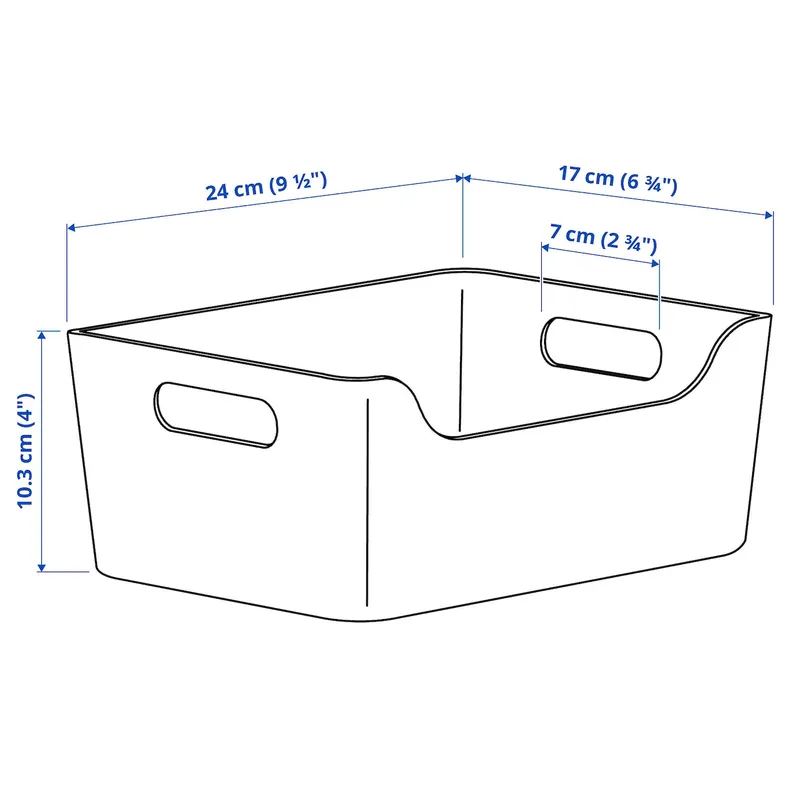 IKEA UPPDATERA УППДАТЕРА, коробка, зелений, 24x17 см 805.040.54 фото №7