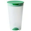 IKEA UPPFYLLD УППФИЛЛД, контейнер для салата, ярко-зеленый / прозрачный, 1.4 l 105.286.85 фото thumb №1