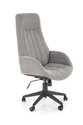 Крісло комп'ютерне офісне обертове HALMAR HARPER сірий фото